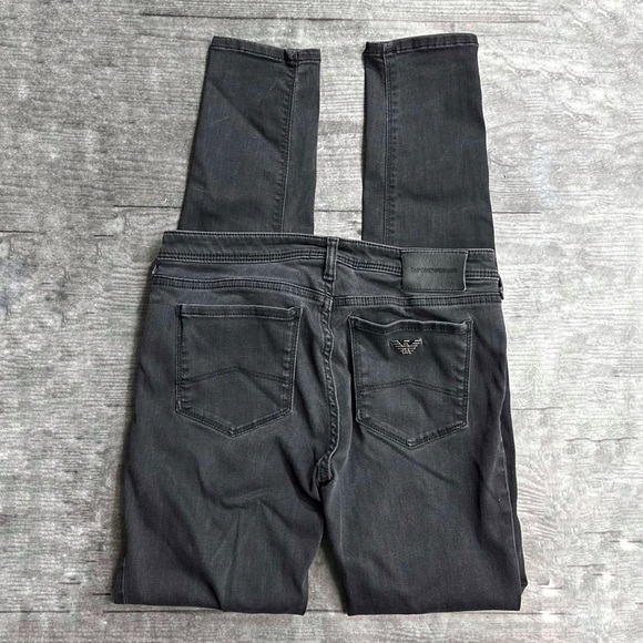 ⭐️Emporio Armani Faded Black Skinny Jeans [8006] - Picture 2 of 9